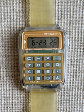 Vestal Calculator Watch - Rare